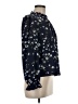 Shein Blue Long Sleeve Blouse Size 6 - photo 4