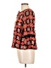 Takara 100% Rayon Red 3/4 Sleeve Blouse Size L - photo 5