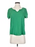 Mine 100% Polyester Green Short Sleeve Blouse Size S - photo 1