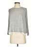 Sweet Rain 100% Polyester Gray Long Sleeve Top Size S - photo 1