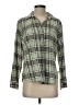 Ocean + Coast Plaid Green Long Sleeve Button-Down Shirt Size S - photo 1