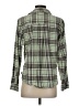 Ocean + Coast Plaid Green Long Sleeve Button-Down Shirt Size S - photo 2