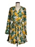 Jessica Simpson 100% Polyester Yellow Kimono Size M - photo 1