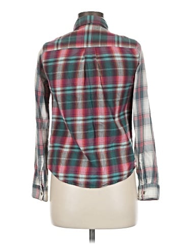 Topshop Long Sleeve Button-Down Shirt (view 2)