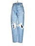 AGOLDE 100% Cotton Hearts Blue Jeans Size 22 - photo 1