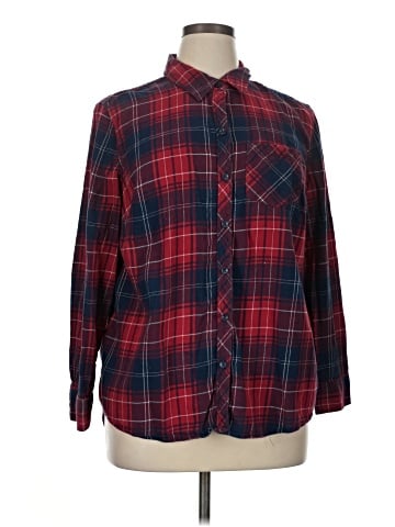 Terra & Sky Long Sleeve Button-Down Shirt (view 1)