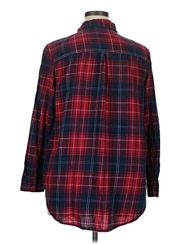 Terra & Sky Long Sleeve Button-Down Shirt (view 2)