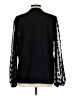Unbranded 100% Polyester Black Long Sleeve Blouse Size L - photo 2