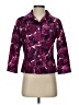 Dana Buchman Print Purple Jacket Size 2 - photo 1