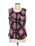 Diana Belle Blue Sleeveless Blouse Size L - photo 1