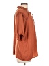 Como Blu 100% Polyester Orange Short Sleeve Blouse Size L - photo 4