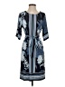 Studio One Print Blue Casual Dress Size S - photo 1