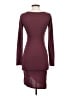 Leith Solid Burgundy Cocktail Dress Size XS - photo 2
