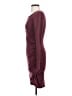 Leith Solid Burgundy Cocktail Dress Size XS - photo 5
