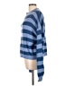 Shein 100% Acrylic Stripes Blue Pullover Sweater Size L - photo 5
