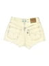 Levi's 100% Cotton Yellow Denim Shorts Size 25 waist - photo 2