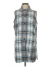 Da-sh Plaid Blue Casual Dress Size S - photo 1