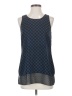 CAbi 100% Polyester Blue Sleeveless Blouse Size XS - photo 1