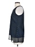 CAbi 100% Polyester Blue Sleeveless Blouse Size XS - photo 5