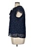I.C. By Connie K Blue Sleeveless Blouse Size XL - photo 5
