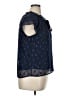 I.C. By Connie K Blue Sleeveless Blouse Size XL - photo 4