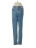 Express Hearts Blue Jeans Size 4 - photo 1