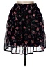 Hollister 100% Polyester Paisley Black Casual Skirt Size XS - photo 1