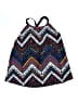 Unbranded Chevron-herringbone Blue Swimsuit Top Size L (estimated) - photo 1