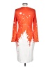 Unbranded Graphic Orange Casual Dress Size L - photo 2