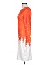 Unbranded Graphic Orange Casual Dress Size L - photo 5