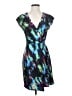 Presley Skye Print Teal Cocktail Dress Size XS - photo 1