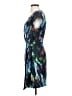 Presley Skye Print Teal Cocktail Dress Size XS - photo 5