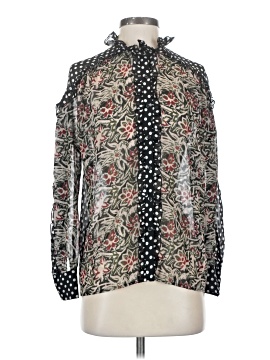 Antik Batik Long Sleeve Silk Top