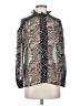 Antik Batik 100% Silk Paisley Silver Black Long Sleeve Silk Top Size XS - photo 1