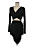 Shein Black Cocktail Dress Size 6 - photo 1