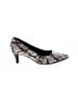 Clarks Animal Print Ivory Heels Size 7 1/2 - photo 1
