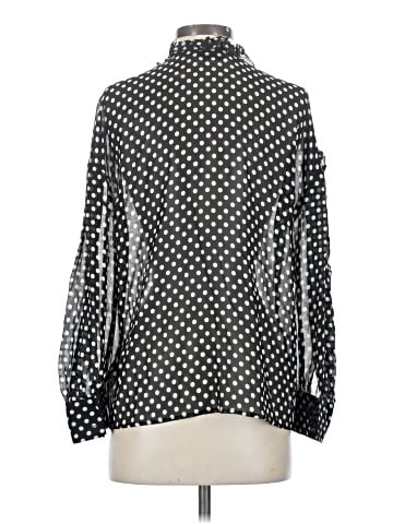 Antik Batik Long Sleeve Silk Top (view 2)