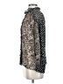 Antik Batik 100% Silk Paisley Silver Black Long Sleeve Silk Top Size XS - photo 5