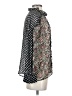 Antik Batik 100% Silk Paisley Silver Black Long Sleeve Silk Top Size XS - photo 4