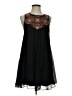 En Creme 100% Polyester Graphic Black Cocktail Dress Size S - photo 1
