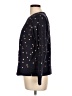 Boden 100% Cotton Polka Dots Black Blue Pullover Sweater Size L - photo 5