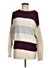 Lucky Brand Color Block Burgundy Pullover Sweater Size M - photo 1