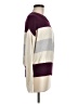 Lucky Brand Color Block Burgundy Pullover Sweater Size M - photo 4