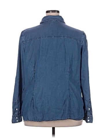 Ginger by Stella + Ginger Long Sleeve Button-Down Shirt (view 2)