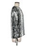 MICHAEL Michael Kors Silver 3/4 Sleeve Blouse Size M - photo 4