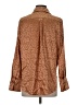 ACOA collection Animal Print Brown Long Sleeve Blouse Size S - photo 2