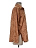 ACOA collection Animal Print Brown Long Sleeve Blouse Size S - photo 4
