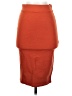 iris Solid Orange Casual Skirt Size S - photo 1
