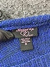 It's Our Time 100% Acrylic Blue Long Sleeve Top Size M - photo 7