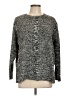 Barneys New York Tweed Gray Pullover Sweater Size L - photo 1